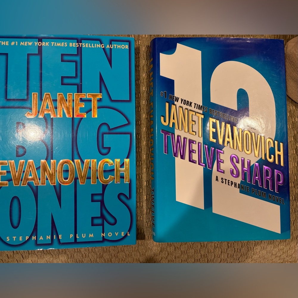 TWO Janet Evanovich Books: Book 10 & Book 12
